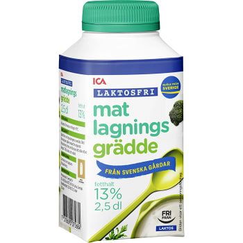 Matlagningsgrädde Laktosfri 15% 2,5dl ICA