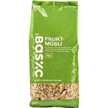 Müsli Frukt 1kg ICA Basic