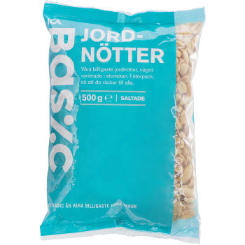 Jordnötter 500g ICA Basic
