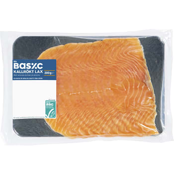 Lax Kallrökt Skivad 300g ICA Basic