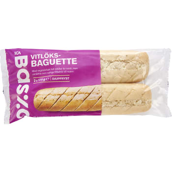 Vitlöksbaguetter Fryst 2-p 350g ICA Basic