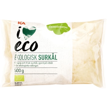 Surkål 500g KRAV Klass 1 ICA I love eco