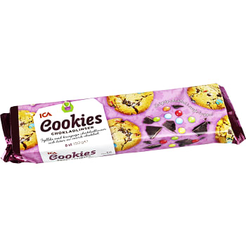 Cookies Chokladlinser 150g ICA