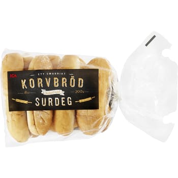 Korvbröd Surdeg 8-p 300g ICA