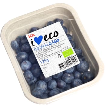 Blåbär Ekologiska 125g ICA I love eco