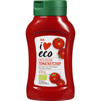 Ketchup Ekologisk 470g ICA I love eco