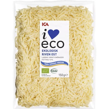 Ost riven 150g KRAV ICA I love eco