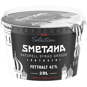 Smetana 42% Laktosfri 2dl ICA Selection