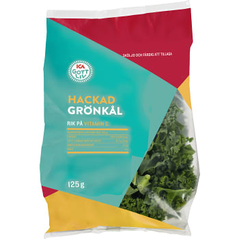 Hackad grönkål 125g ICA Gott Liv