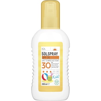 Solspray Barn SPF30 200ml ICA Hjärtat