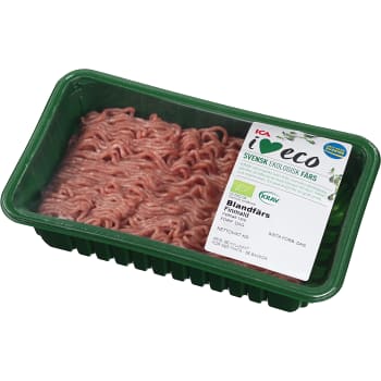 Blandfärs 50/50 18% 500g KRAV ICA I love eco