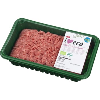 Lammfärs 15% 500g KRAV ICA I love eco