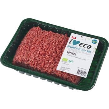 Nötfärs 800g KRAV ICA I love eco