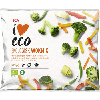 Wokmix Fryst Ekologisk 500g ICA eco