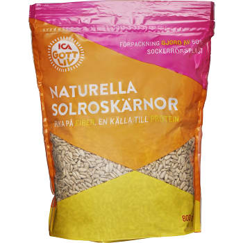 Solroskärnor 800g ICA Gott Liv