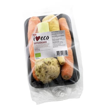 Soppgrönsaker Ekologisk 500g ICA I love eco