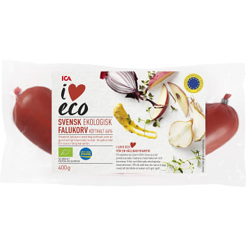 Falukorv Ekologisk 400g ICA I love eco