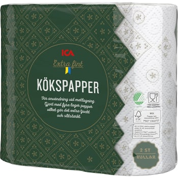 Kökspapper Extra fint 2-p Miljömärkt ICA
