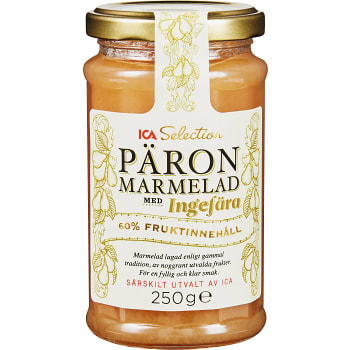 Päronmarmelad med ingefära 250g ICA Selection