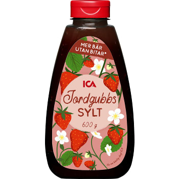 Jordgubbssylt Klämflaska 600g ICA