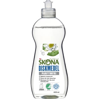 Handdiskmedel Parfymfri 400ml Miljömärkt ICA Skona