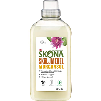 Sköljmedel Morgonsol 900ml Miljömärkt ICA Skona