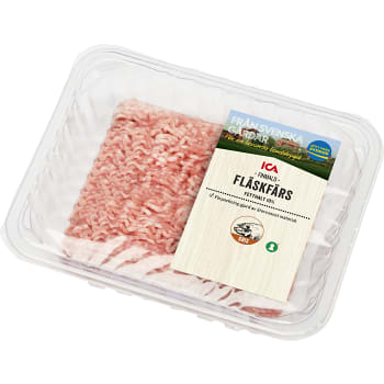 Fläskfärs Fetthalt 10% 500g ICA