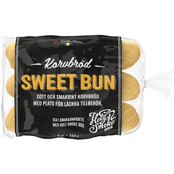 Korvbröd Sweet bun 330g ICA Selection