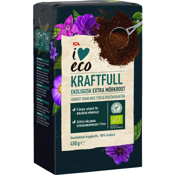 Kaffe Extra mörkt Brygg Ekologisk 450g ICA I love eco