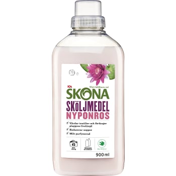 Sköljmedel Nyponros 900ml Miljömärkt ICA Skona