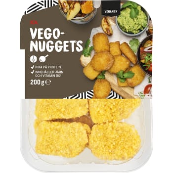 Vegonuggets Vegetarisk ca 10st 200g ICA