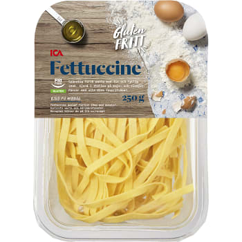 Pasta Fettuccine Glutenfri Färsk 250g ICA | Handla online från din lokala  ICA-butik