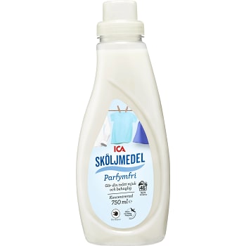 ICA Sköljmedel parfymfri 750ml Miljömärkt ICA