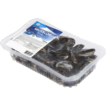 Blåmusslor färska MSC 1kg ICA Gott Liv