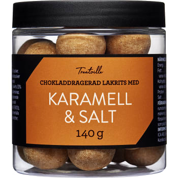 Lakritskulor Karamell & salt 140g Treatville