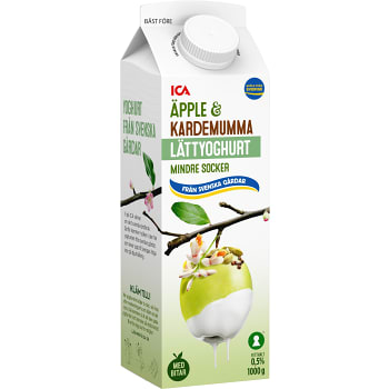 Lättyoghurt Äpple & kardemumma 1kg ICA