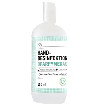 Handdesinfektion Oparfymerad 150ml ICA Hjärtat