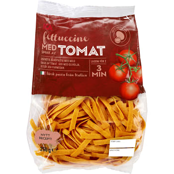 Pasta Fettuccine Tomat Färsk 250g ICA | Handla online från din lokala ICA -butik