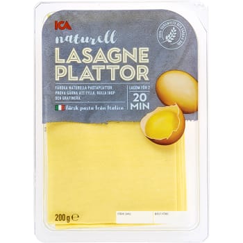 Lasagneplattor 200g ICA | Handla online från din lokala ICA-butik