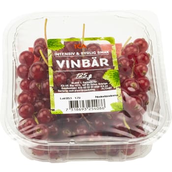 Vinbär röd