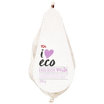 Vitlök Ekologisk 200g Klass 1 ICA I love eco