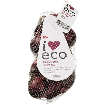 Rödlök Ekologisk 500g Klass 1 ICA I love eco
