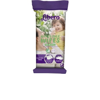 Hand- & Ansiktsservetter 20-p Libero