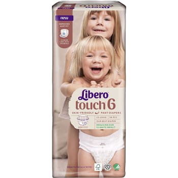 Byxblöjor Touch Strl 6 13-20kg 30-p Miljömärkt Libero