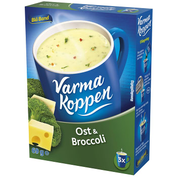 Ost & Broccolisoppa 3 portioner 6dl Varma Koppen