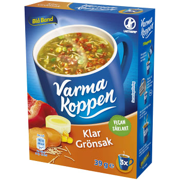 Klar grönsaksoppa 3 port 6dl Varma Koppen