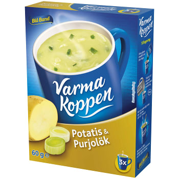 Potatis & purjolöksoppa 3 portioner 6dl Varma Koppen