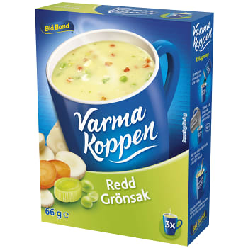 Redd grönsakssoppa 3 port 6dl Varma Koppen