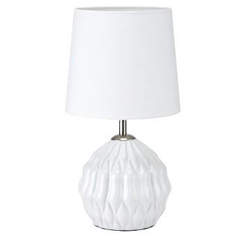 Bordslampa Lora E14 Vit | Handla online från din lokala ICA Lampor & batterier | Handla online från din lokala ICA butik