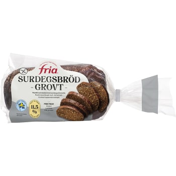 Grov Surdbröd Glutenfri 500g Fria